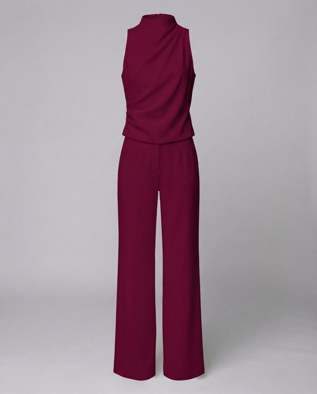 Formal elegant women's jumpsuit, expertly tailored for a chic & sophisticated party outfit.