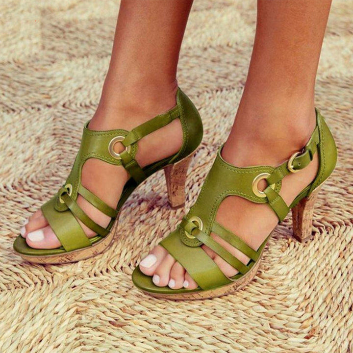 Confident women's high heel sandals, a blend of elegant design and comfortable wear for any occasion.