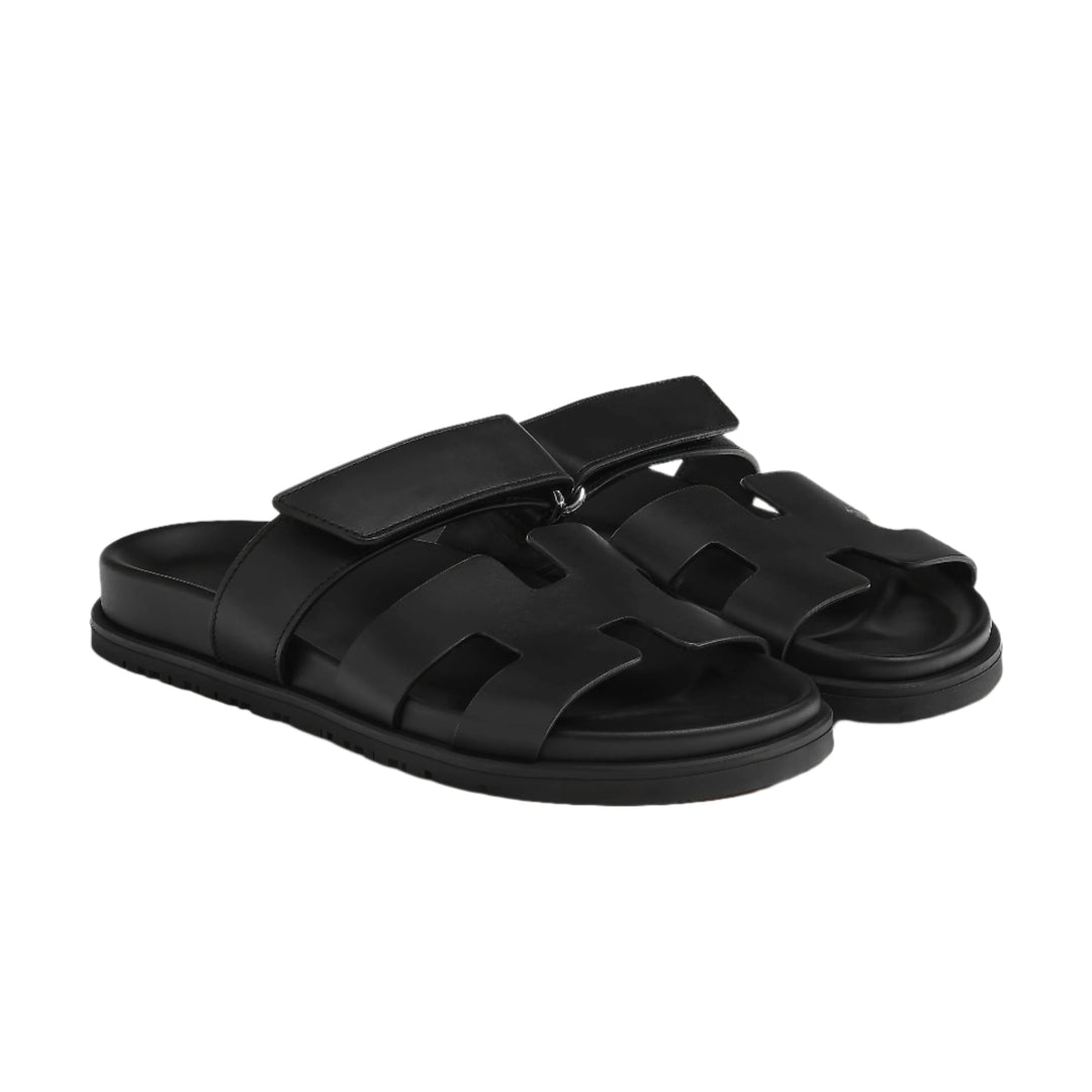 Elegant women's leather strap sandals, designed for all-day comfort & chic summer style.