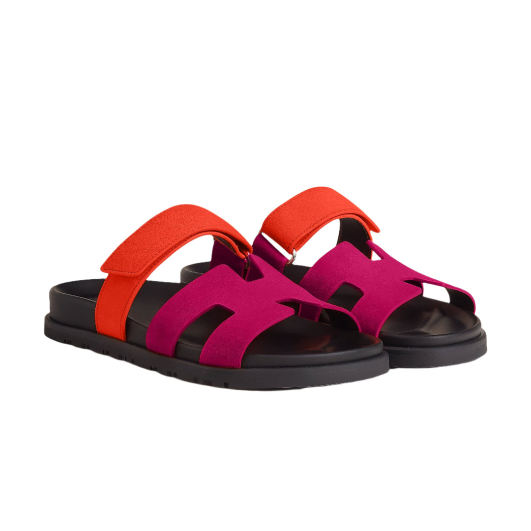 Versatile women's leather sandals, ideal elegant summer shoes with comfortable straps.