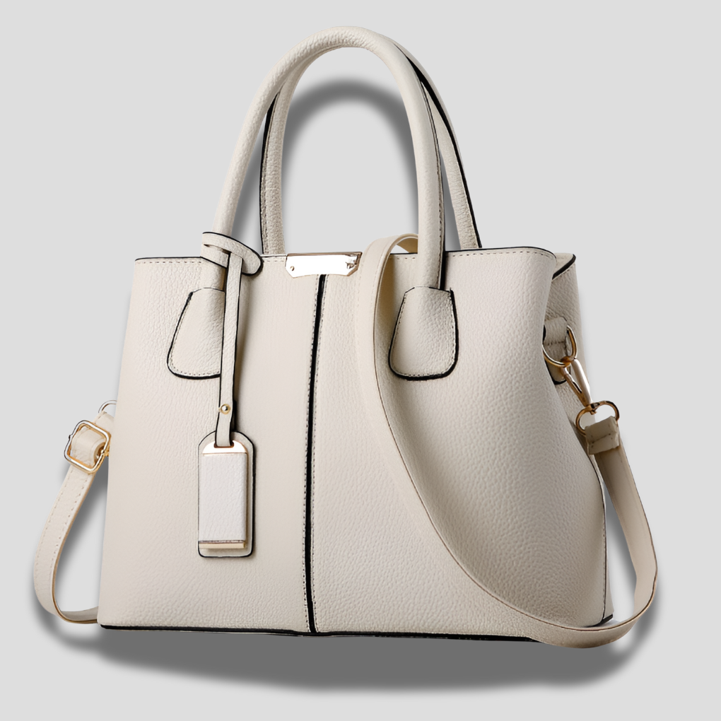 Luxurious women's soft leather shoulder bag. A versatile elegant handbag suitable for both casual and formal wear.