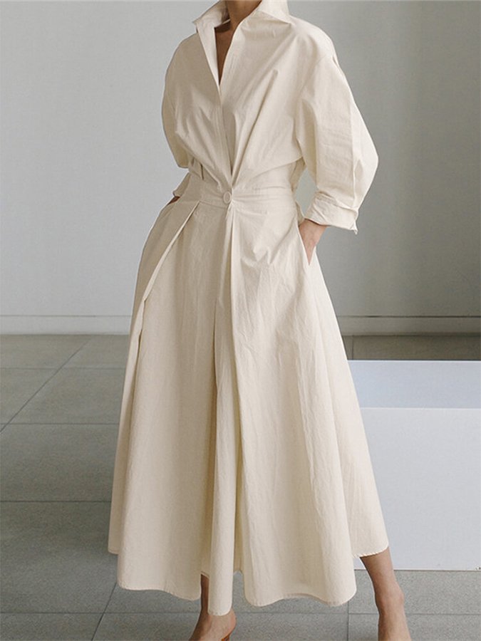 Elegant women's maxi dress with a flowy silhouette, showcasing a lightweight fabric, perfect for versatile elegance.