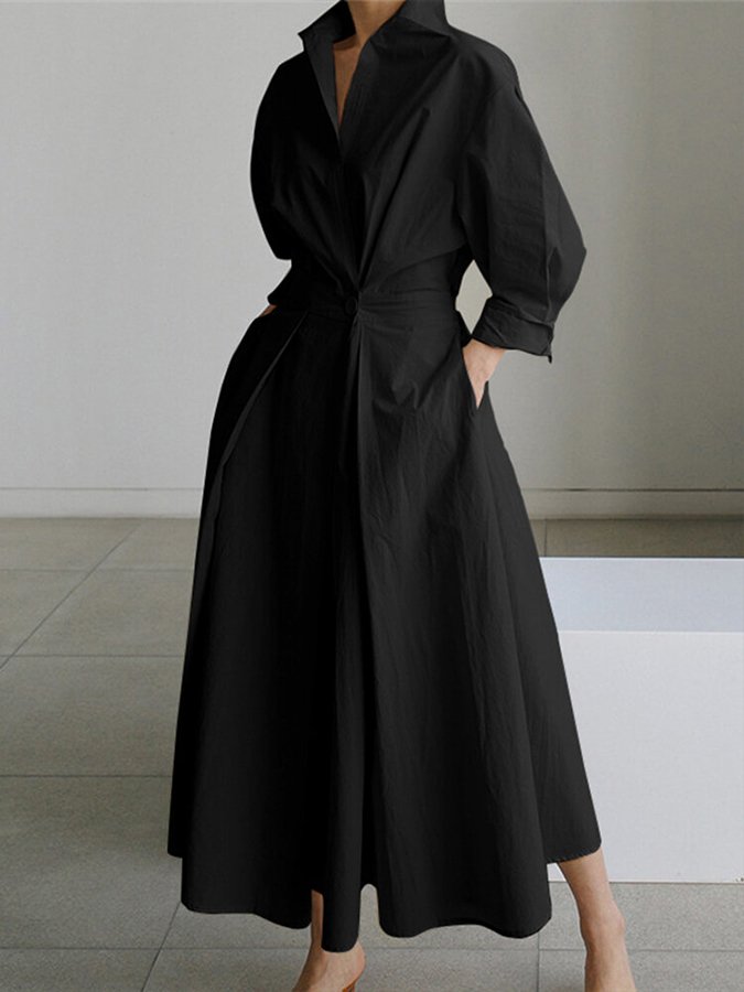 Elegant women's maxi dress with a flowy silhouette, showcasing a lightweight fabric, perfect for versatile elegance.