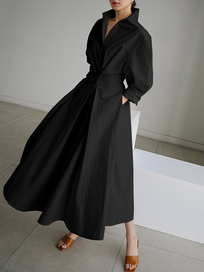 Elegant women's maxi dress with a flowy silhouette, showcasing a lightweight fabric, perfect for versatile elegance.