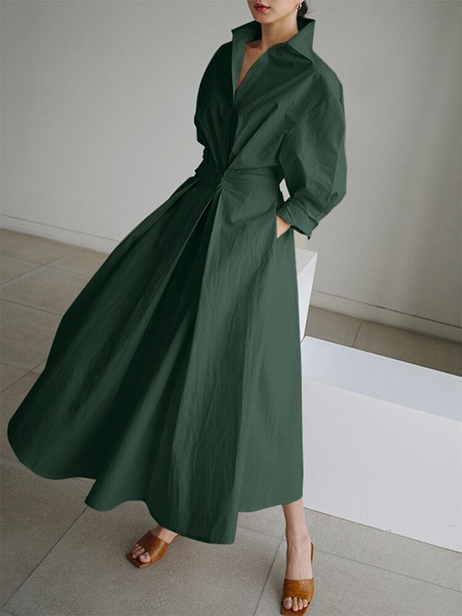 Elegant women's maxi dress with a flowy silhouette, showcasing a lightweight fabric, perfect for versatile elegance.