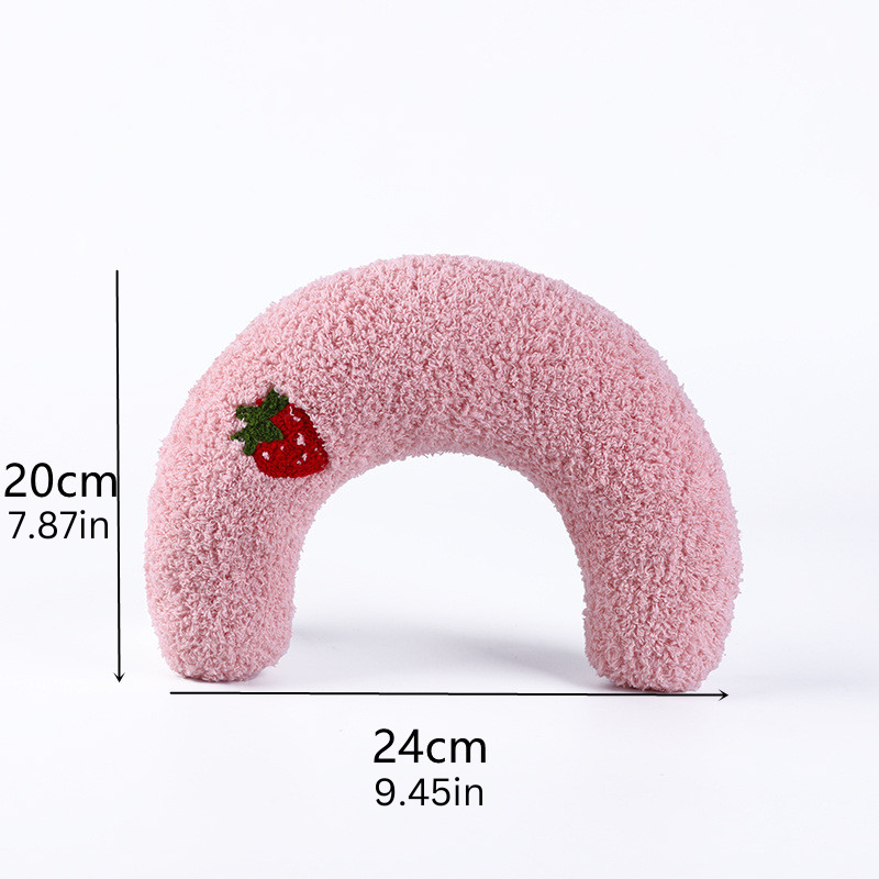 Soft dog bed with ergonomic neck support pillow, promoting deep sleep & canine comfort. Ideal pet bed for rest.