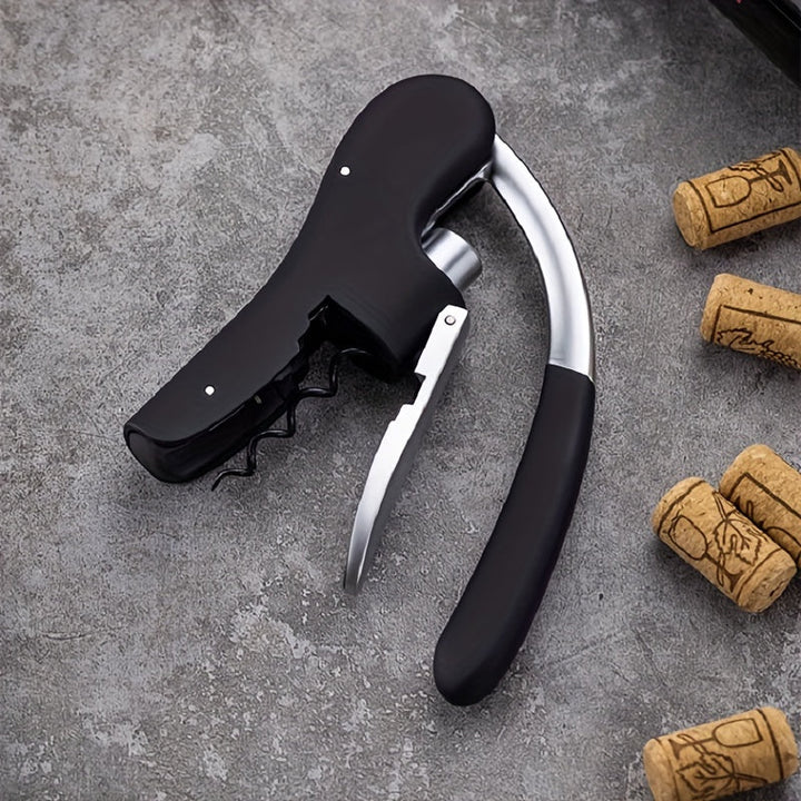 Universal ergonomic corkscrew for effortless bottle opening. Durable wine opener, ideal for gifting.