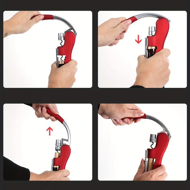 Easy-to-use ergonomic wine opener for all wine types. Great kitchen tool and wine lover's accessory.