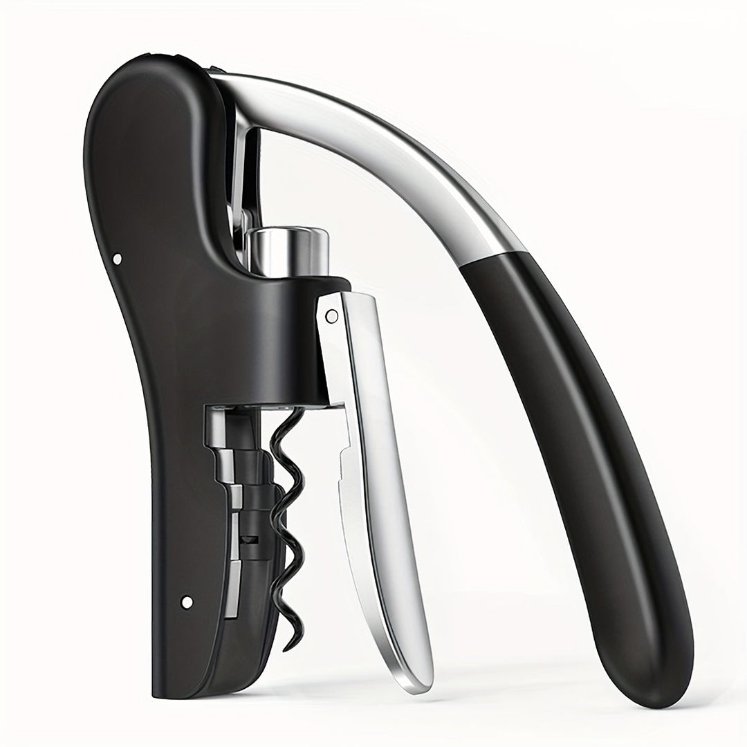 High-quality ergonomic corkscrew for quick and smooth wine opening. Essential for home & professional bars.