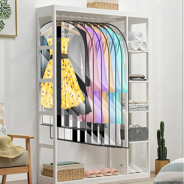 Formal dress storage, 71" protective cover for evening gowns & special occasion garments.