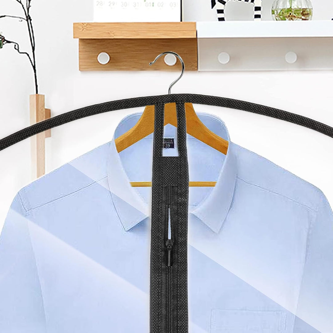 Closet space saver: Extra-long 71" garment bag for multiple long dresses or single gown.