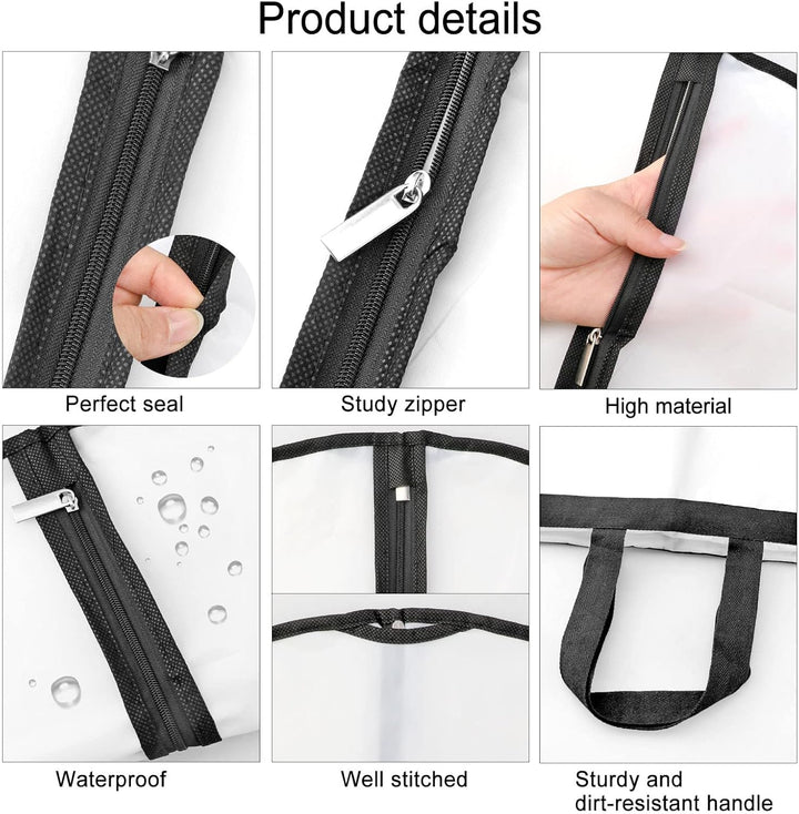 Closet organization solution: Extra-long 71" dress cover for valuable attire & gowns.