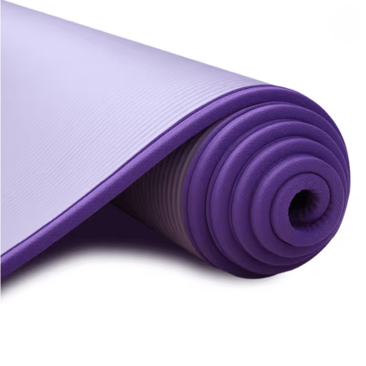 Essential gym accessory: a non-slip, extra thick yoga mat for ultimate comfort and stability in workouts.