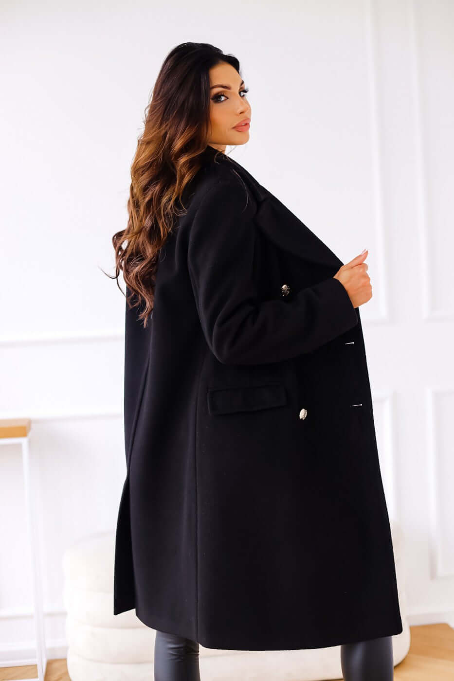 Women's Fitted Double-Breasted Jacket