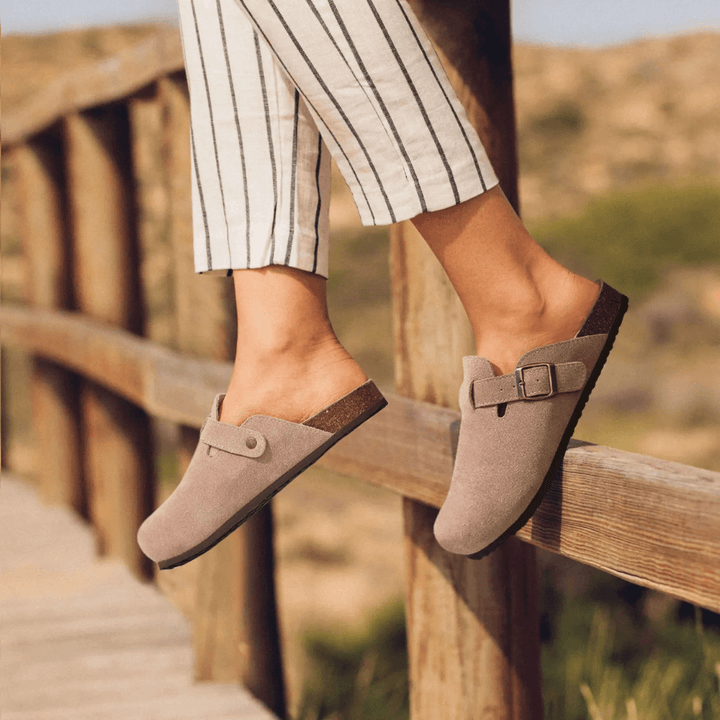 Women's Orthopedic Comfort Slippers for Indoor & Outdoor Use