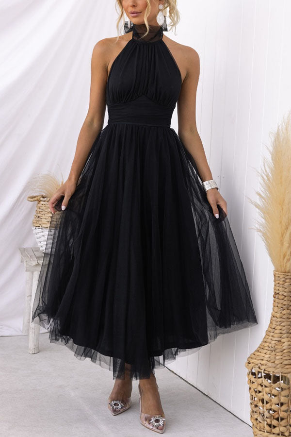 Chic women's long skirt midi dress, ideal for parties & sophisticated evening wear.