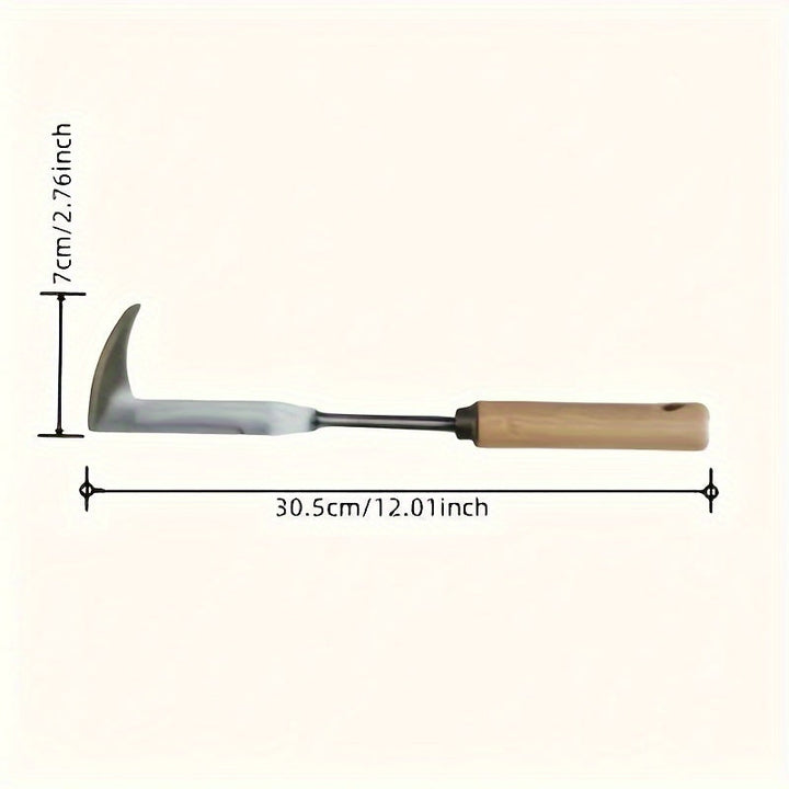 Durable crack & edge cleaner hand tool for paths and driveways. Makes garden weed removal simple.