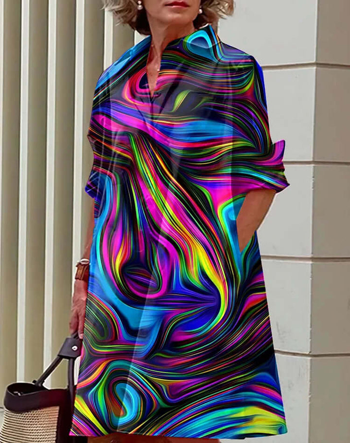 Women's A-Line Retro Dress