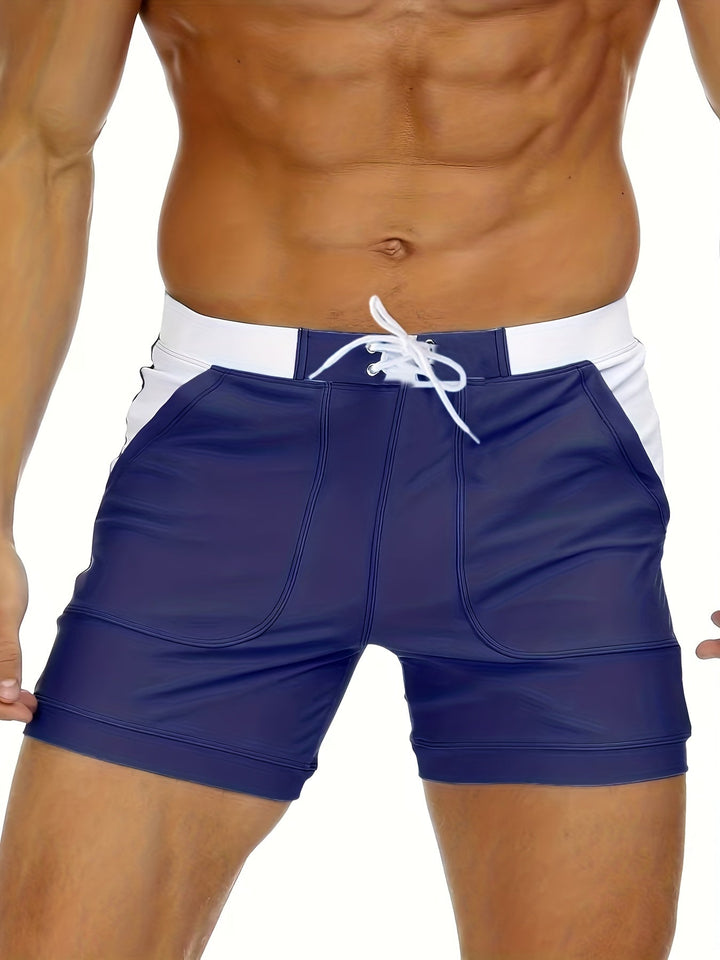 Black quick dry swim shorts for women. Classic, comfortable beachwear & active resort wear for summer adventures.