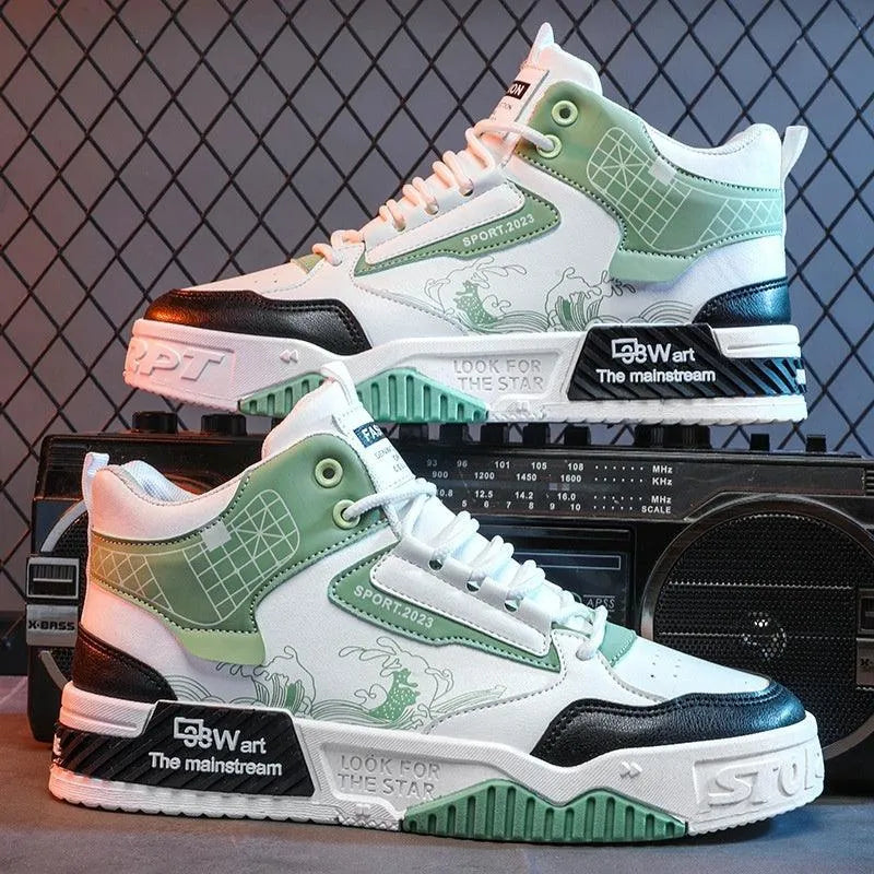 Men's everyday casual sneakers, perfect for active lifestyles, walking, and comfort footwear.