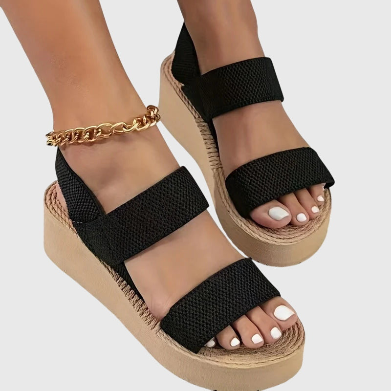 Everyday casual women's sandals with foot support & orthopedic arch, stylish and comfortable.