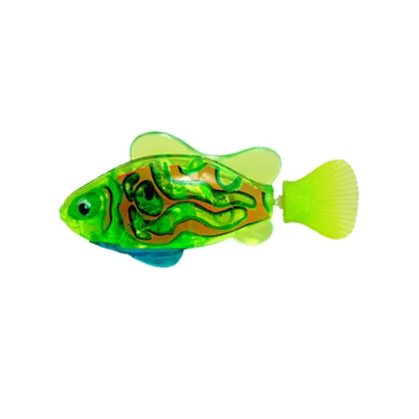 Durable floating fish interactive toy; provides engaging water play for all pets.