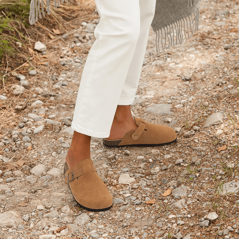 Women's Orthopedic Comfort Slippers for Indoor & Outdoor Use