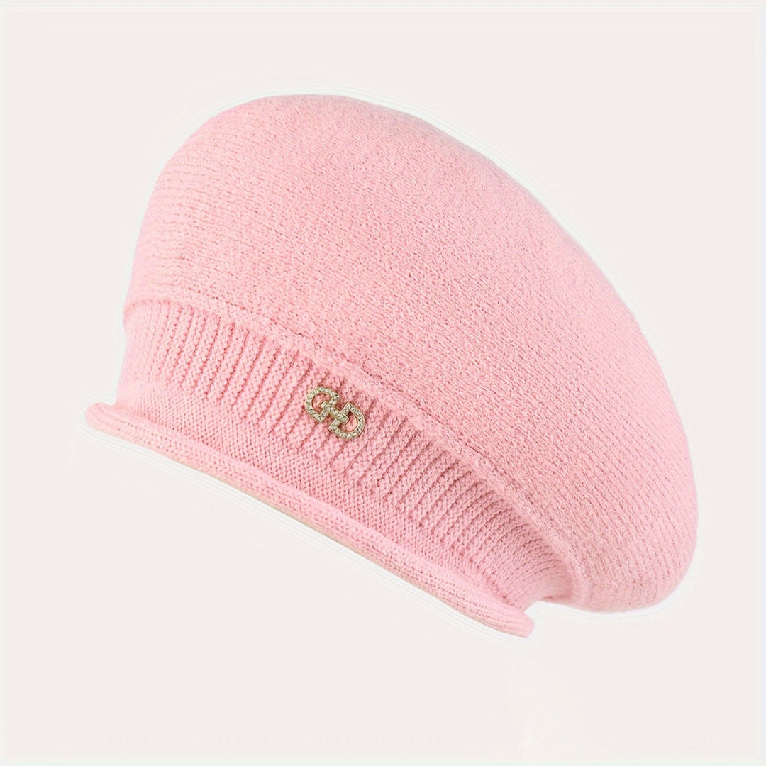 Essential winter accessory: a chic women's knitted beret for warmth and elegant fashion.