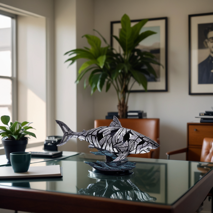Prehistoric Glow Animal Statue on display, a mystical home decor accent for living rooms.
