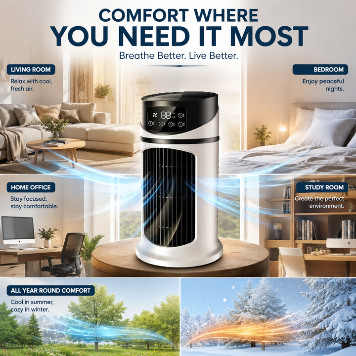 Portable Air Conditioner - Energy Efficient & Compact Room Cooler