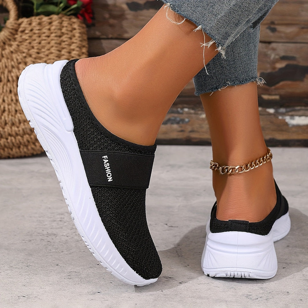 Travel-ready women's breathable slip-on sneakers, lightweight and ultra-comfortable.