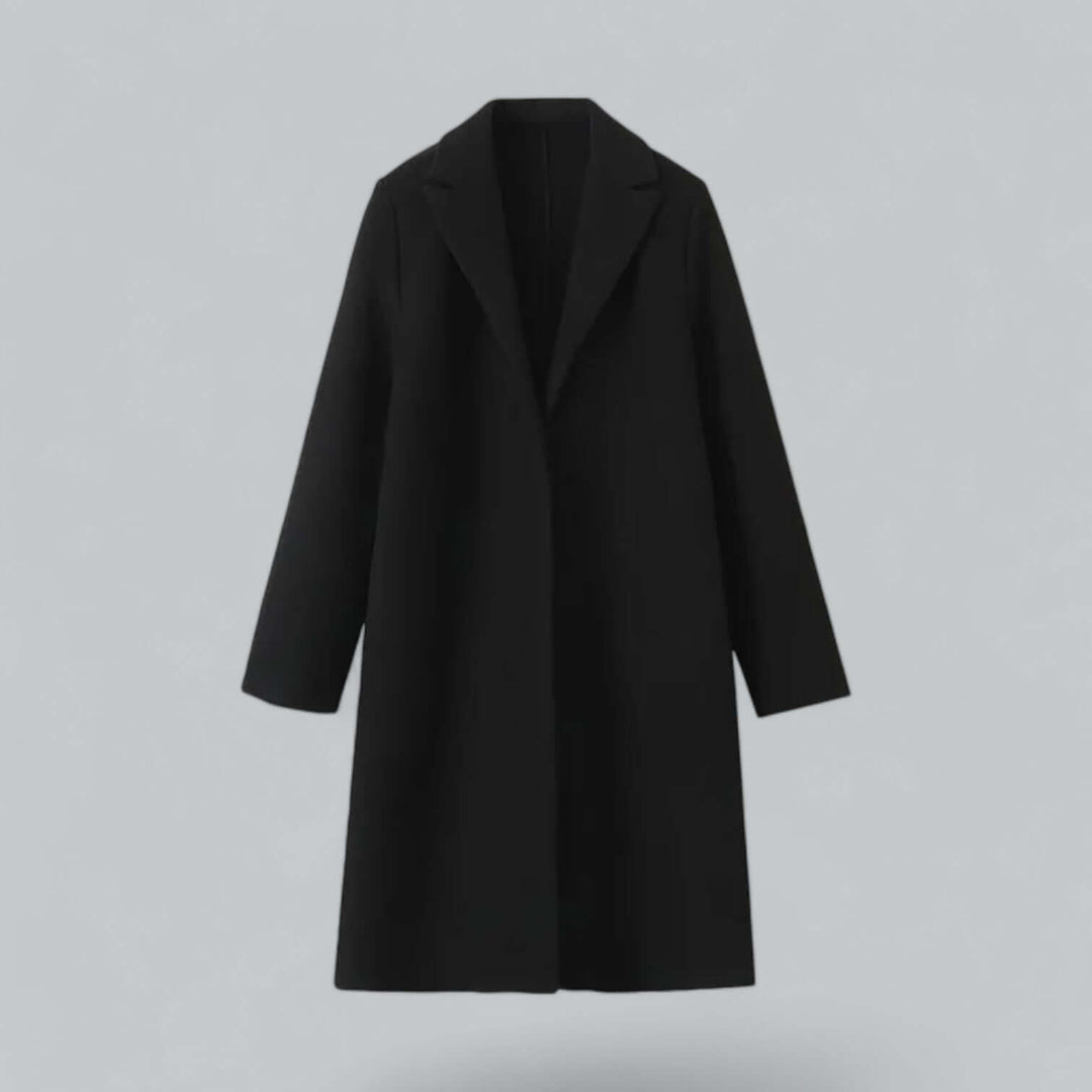Women's Elegant Open Front Trench Coat