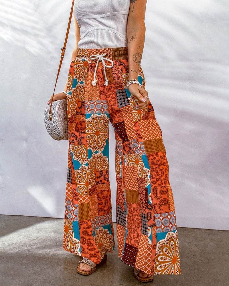 Women's Wide Leg Palazzo Trousers