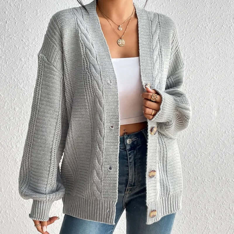 Women's Knitted Cardigan Sweater