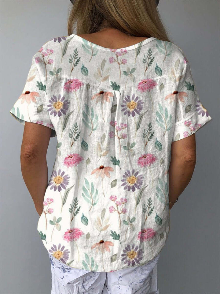 Women's Vintage Floral Casual Shirt