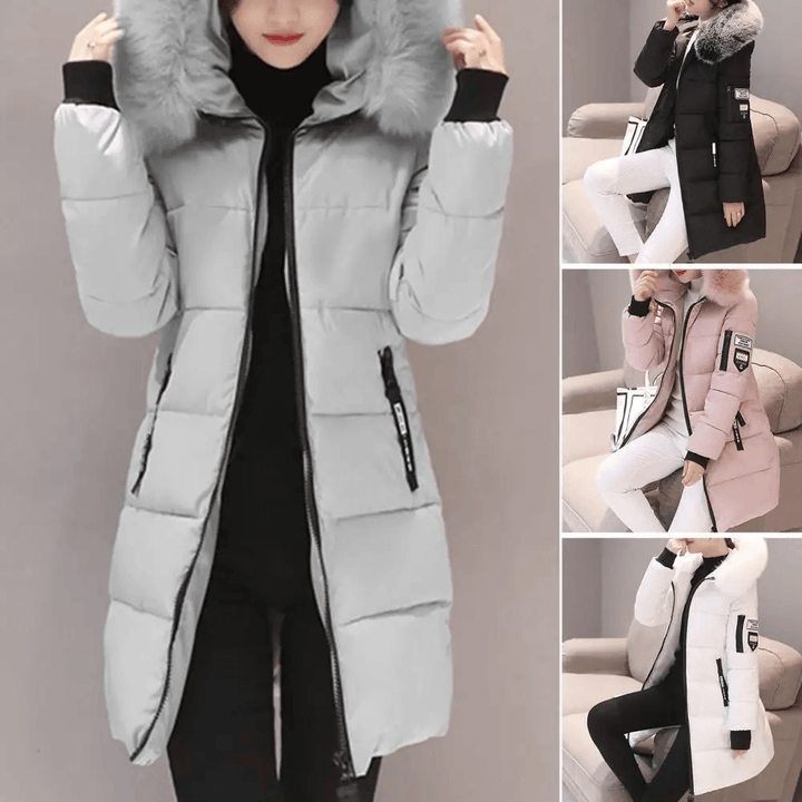 Windproof Puffer Coat for Women