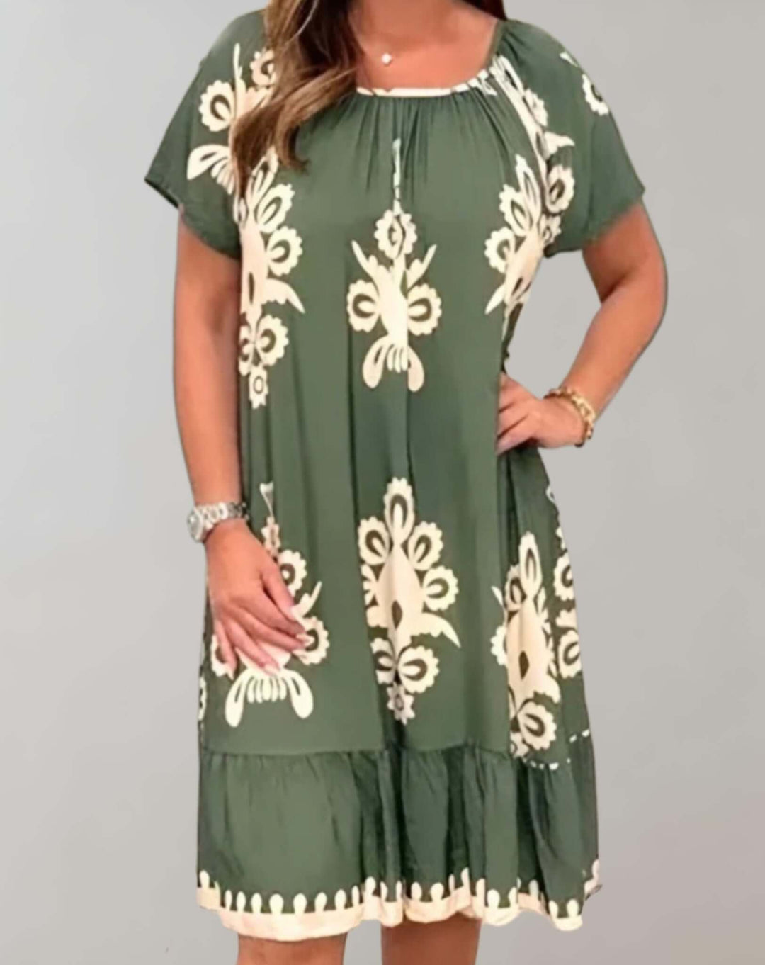 Women's Floral Summer Midi Dress