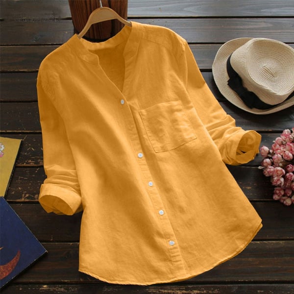 Chic violet & rose long sleeve blouse. Effortless women's top, versatile for fashion, spring, summer, autumn.