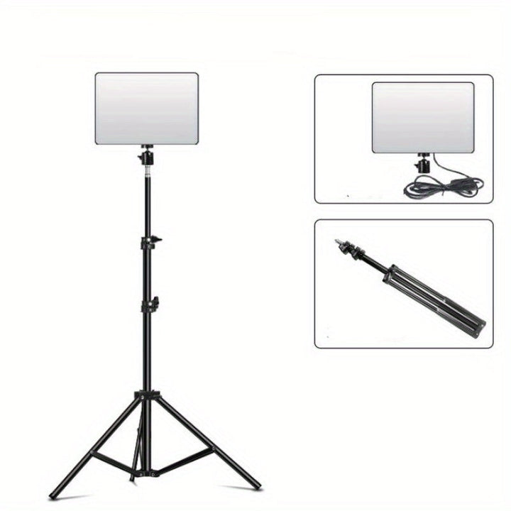 Professional adjustable light stand and lamp, premium studio lighting equipment for photographers & videographers.