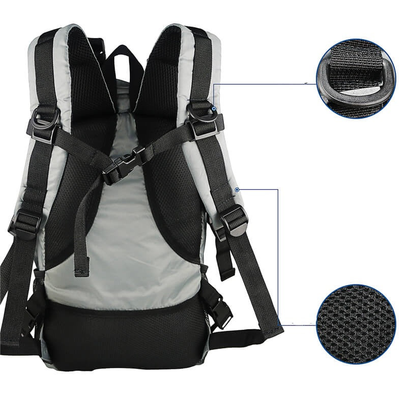 Durable nylon water-resistant tactical backpack with comfortable straps, essential outdoor gear for adventurers.