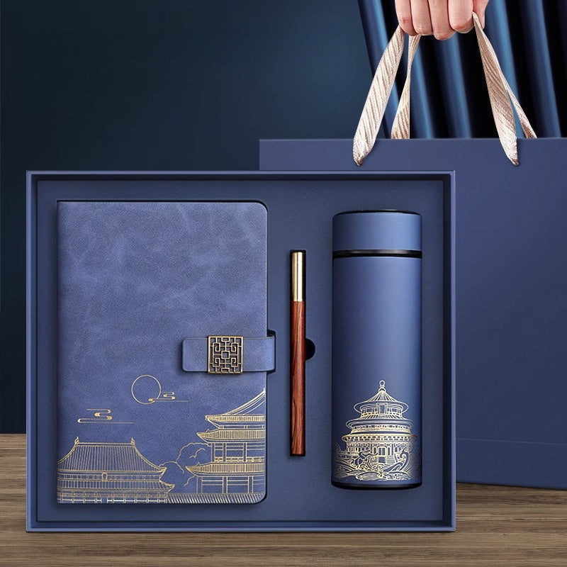Forbidden City notebook, part of a luxury gift set. Ideal for office stationery, business or personal notes.