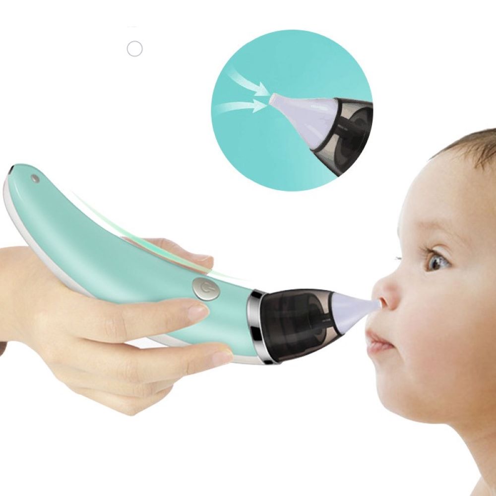 Gentle electric nasal aspirator for newborns & toddlers. Effectively clears infant congestion and removes mucus safely.
