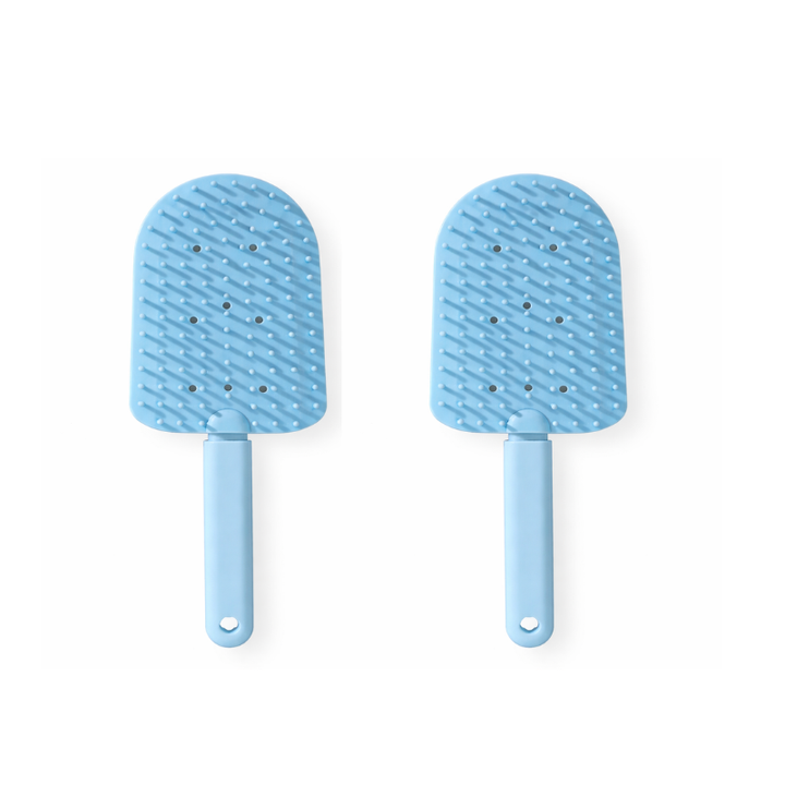 Premium deshedding brush for gentle pet grooming, effective fur removal for cats & dogs.