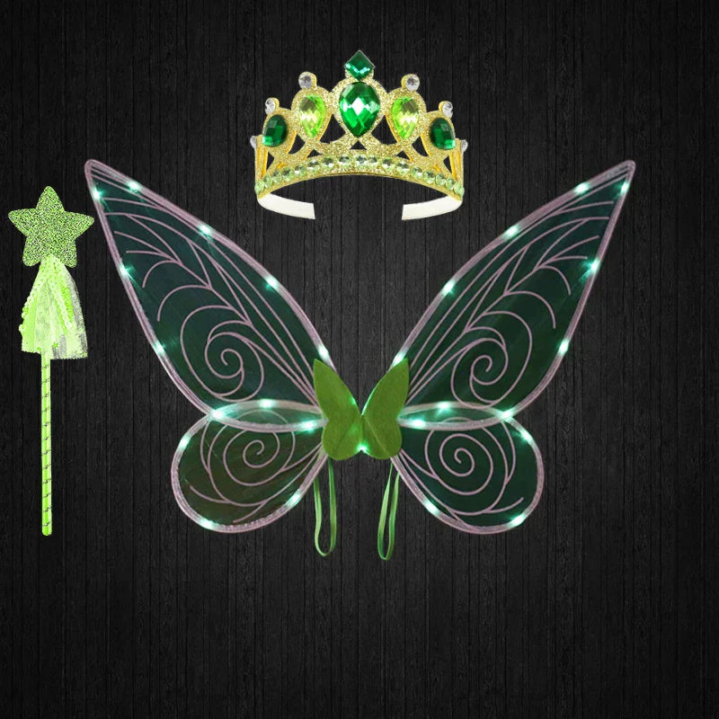 Adorable Tinkerbell fairy party costume for children, ready for fun and fantasy.