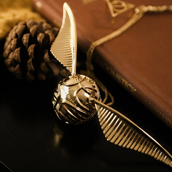Golden Winged Orb Jewellery Box, a luxury display case for rings & fantasy decor.