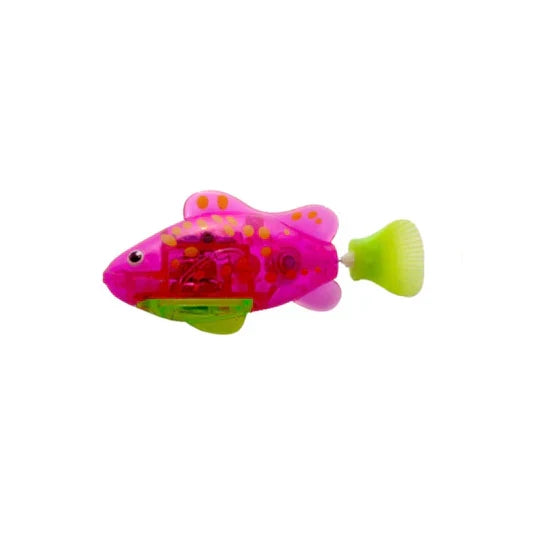 Floating fish interactive cat & dog water toy; promotes engaging aquatic playtime.