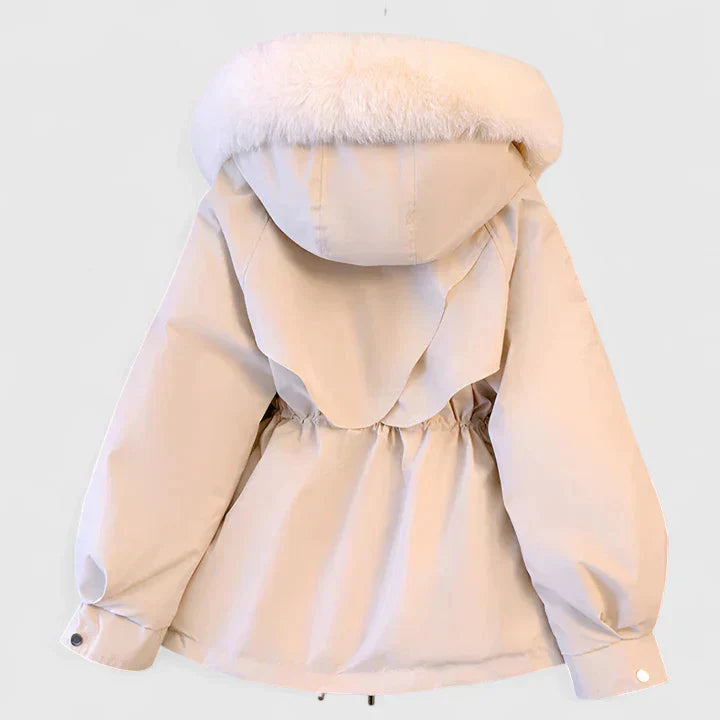 Versatile women's elegant winter jacket, warm & weather-resistant. Ideal for ladies' cold weather fashion.