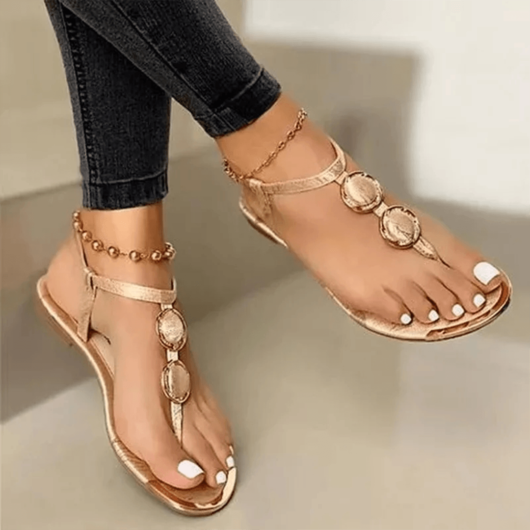 Everyday comfort sandals for women. Stylish and elegant summer footwear designed for a comfortable walk.