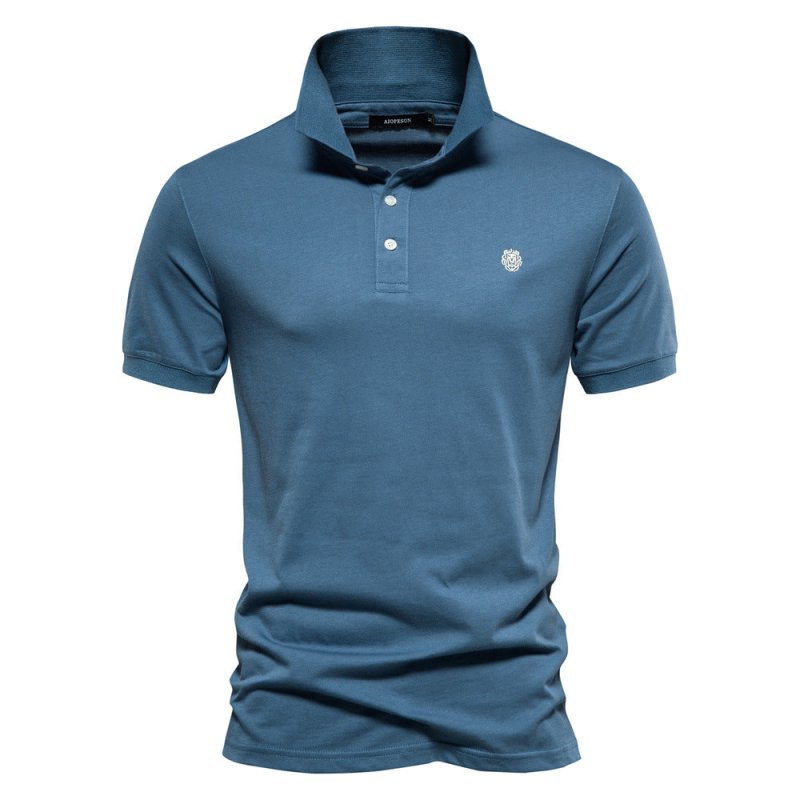 Men's apparel: ultra-comfortable lightweight polo shirt, a must-have for summer.
