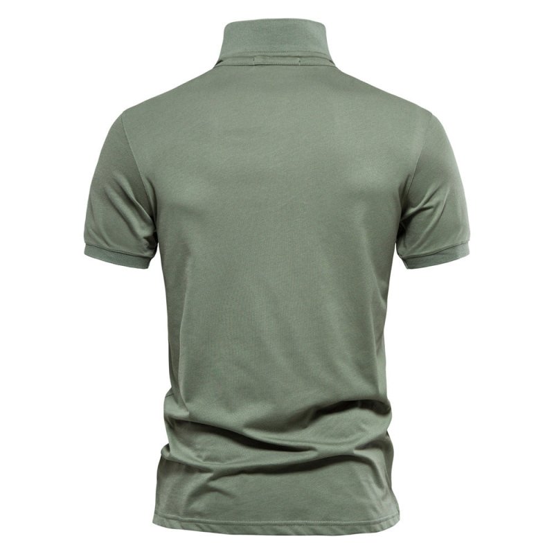 Versatile men's summer polo, lightweight and comfortable for any casual occasion.